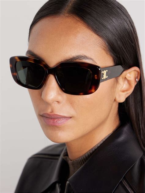 celine triomphe sunglasses uk|TRIOMPHE 01 SUNGLASSES IN ACETATE .